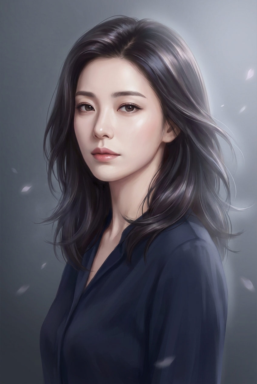 페인티드 로맨스 표지풍 프로필 이미지 샘플 004